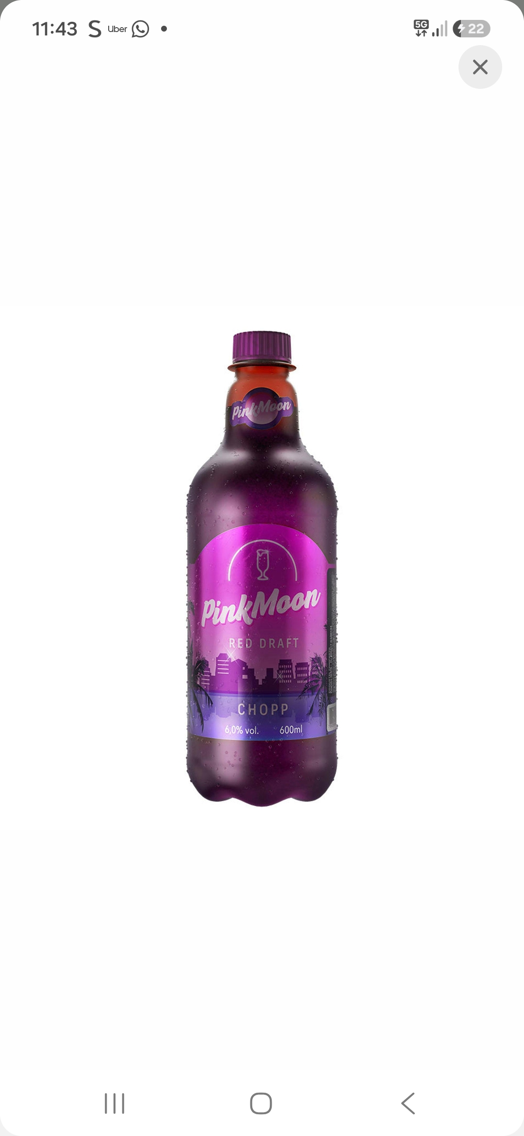 Pink Moon 600ml — Bebidas Mistas na Banca e Tabacaria da Indiana