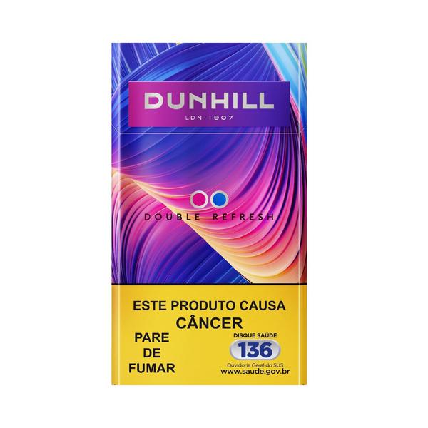 Dunhill double refresh — cigarros na Banca e Tabacaria da Indiana