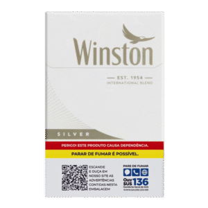 Winston prata — cigarros na Banca e Tabacaria da Indiana