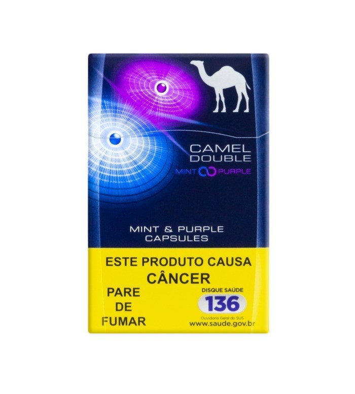 Camel double mint e purple — cigarros na Banca e Tabacaria da Indiana