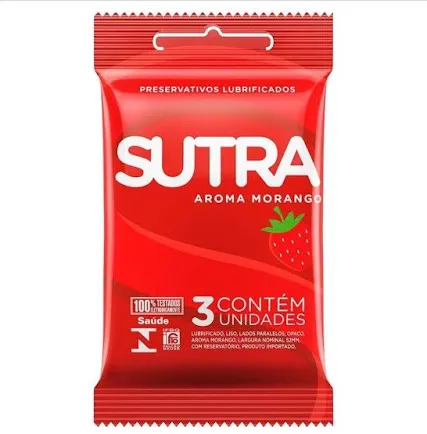 Camisinha sutra morango — Diversos na Banca e Tabacaria da Indiana