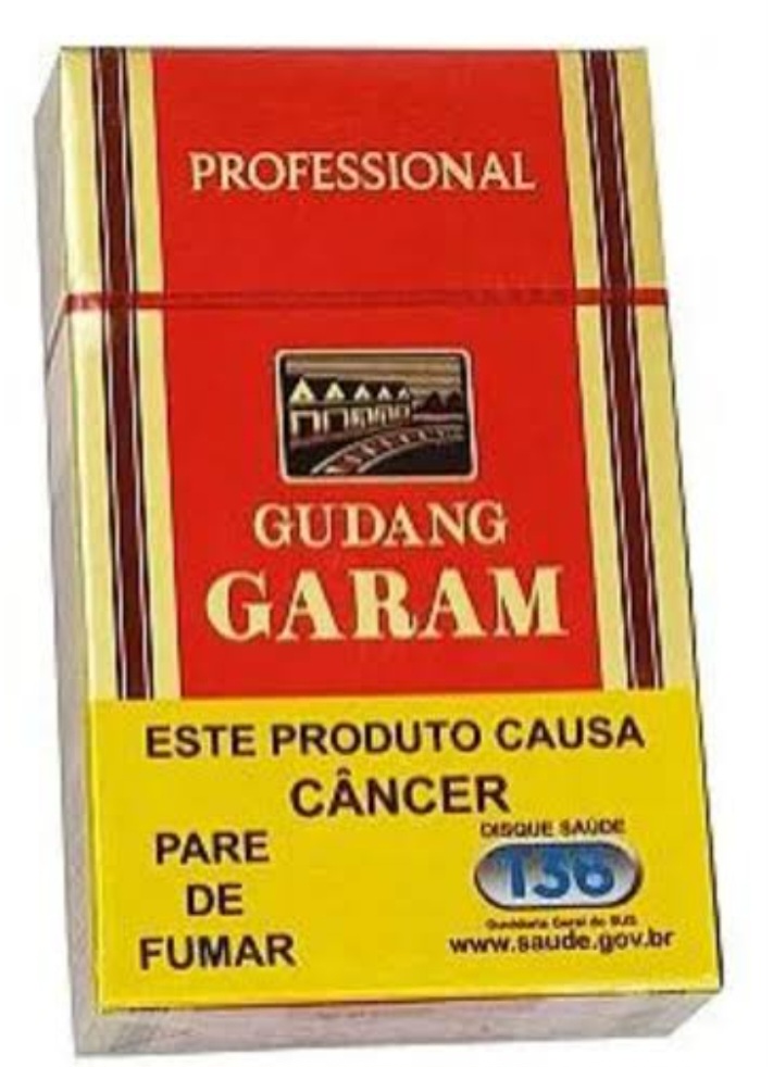 Gudang garam — cigarros na Banca e Tabacaria da Indiana