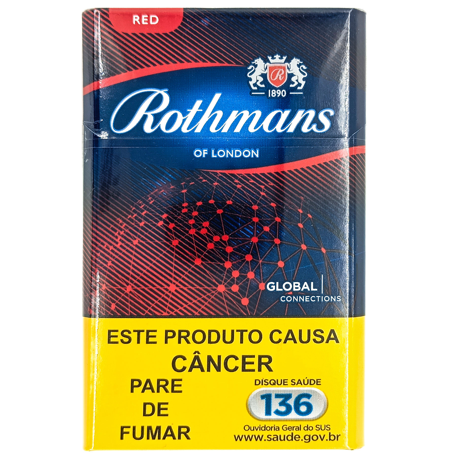 Rothmans global vermelho — cigarros na Banca e Tabacaria da Indiana